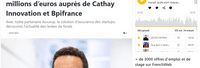 FrenchWeb : Iziwork lève 35 millions d’euros auprès de Cathay Innovation et Bpifrance