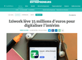 Les Echos : Iziwork lève 35 millions d’euros pour digitaliser l’intérim