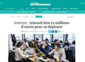 Les Echos parlent d’iziwork | Intérim : Iziwork lève 12 millions d’euros pour se déployer